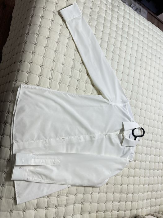 Бяла Мъжка Риза Slim Fit