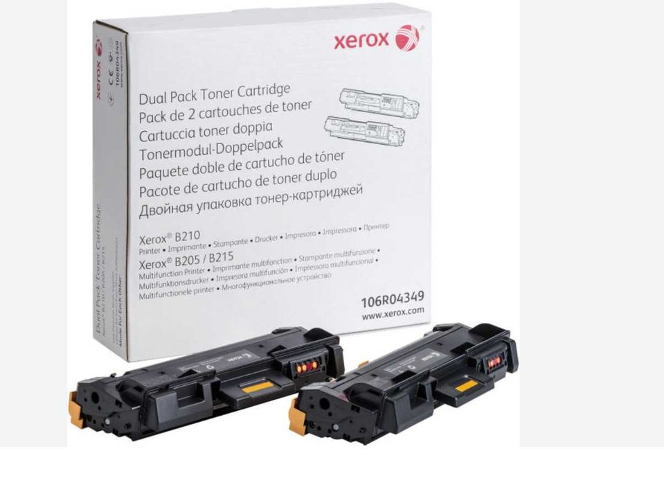 Toner Xerox dual pack 106R04349, Negru