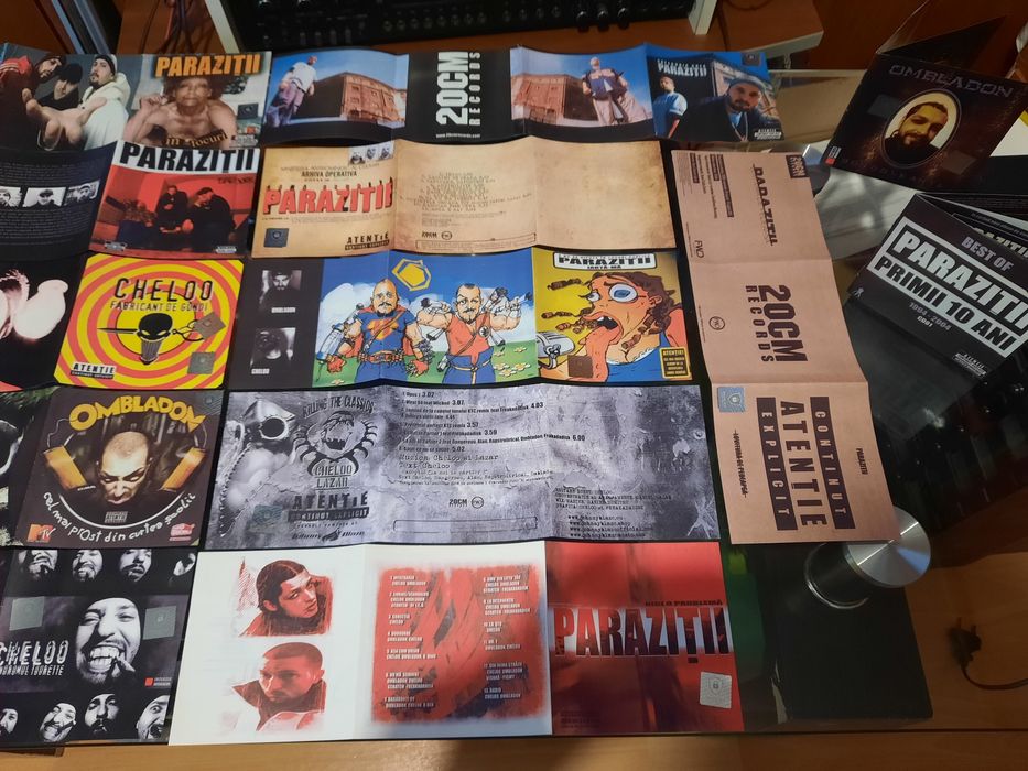 Paraziții hip hop românesc cd-uri audio