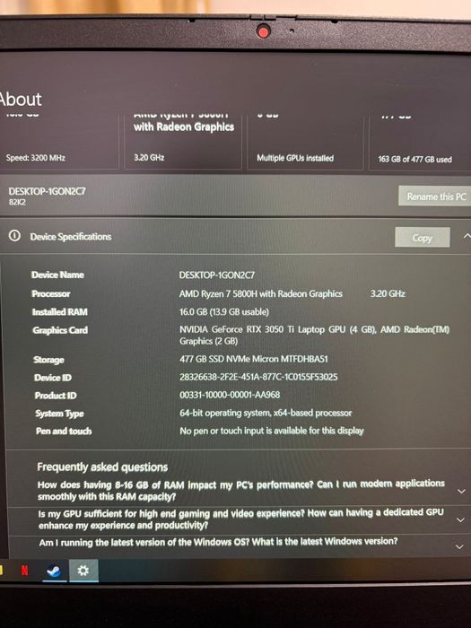 Lenovo IdeaPad Gaming 3  15ACH6