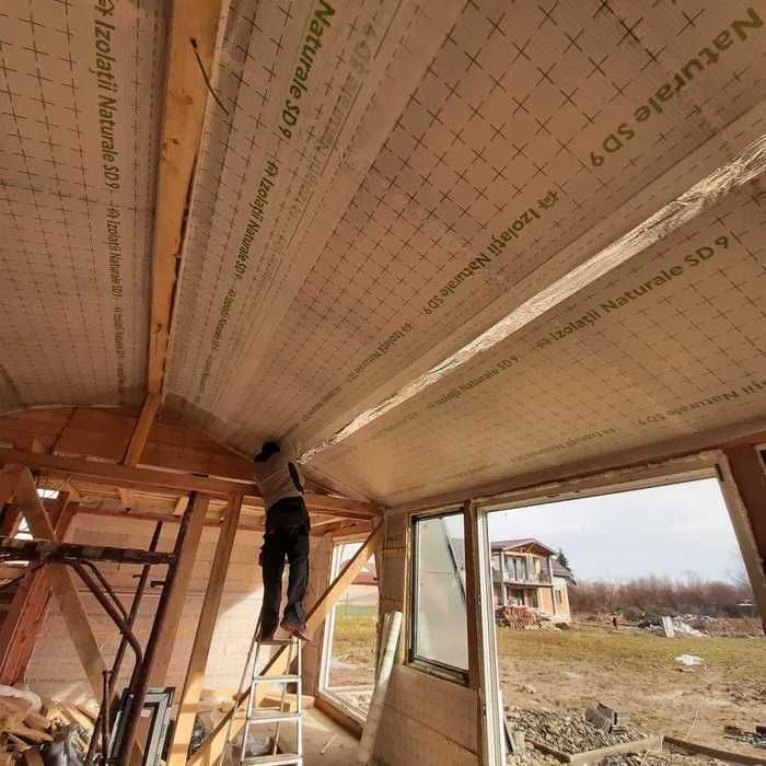 Izolatie cu lana de lemn pentru poduri si mansarde