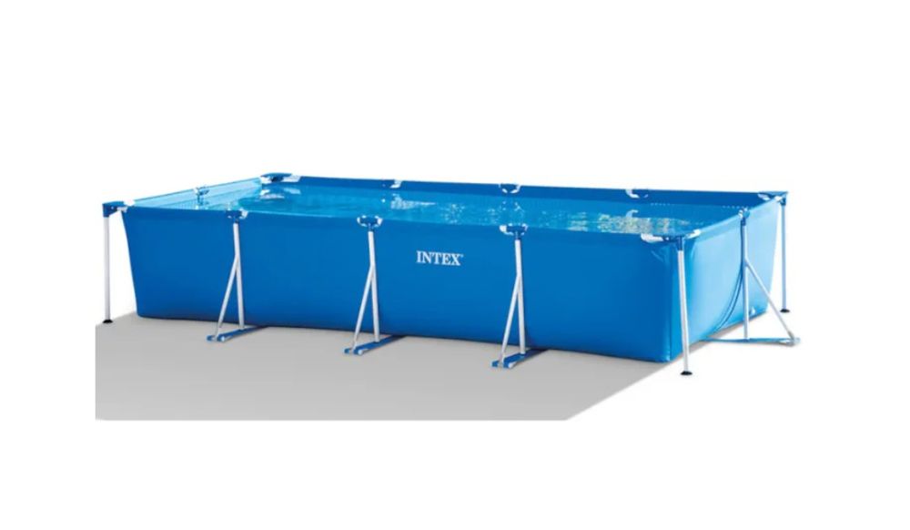 Басейн Intex, Правоъгълен, Метална рамка, 4.5 м x 2.2 м