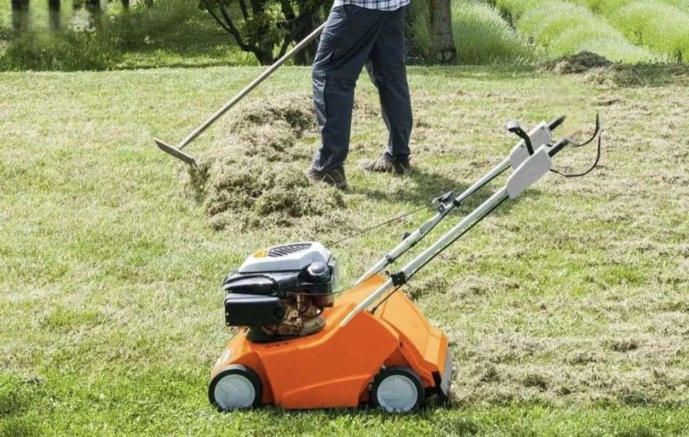 Аэрация газона травы