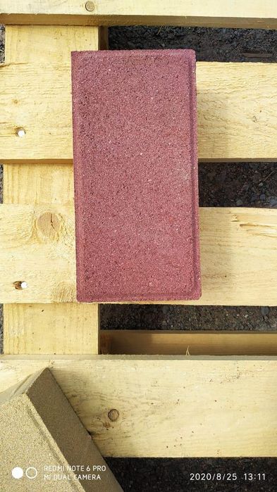 Брусчатка вибропрессованная "Кирпичик"