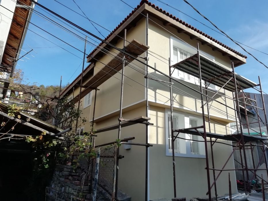 Топлоизолация със скеле и алпийски способ