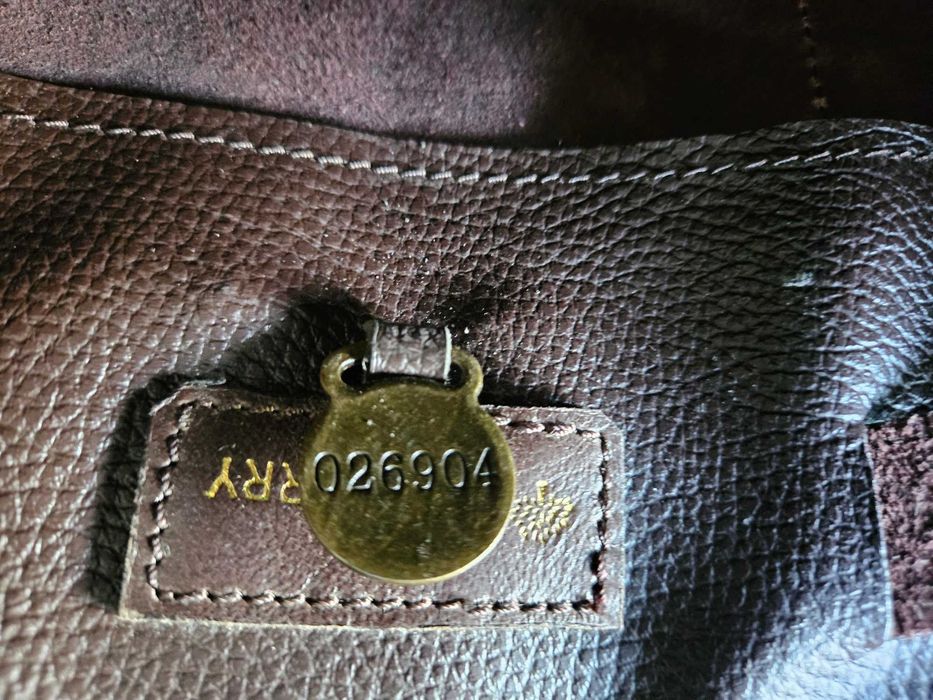 Mulberry Bayswater дамска чанта естествена кожа
