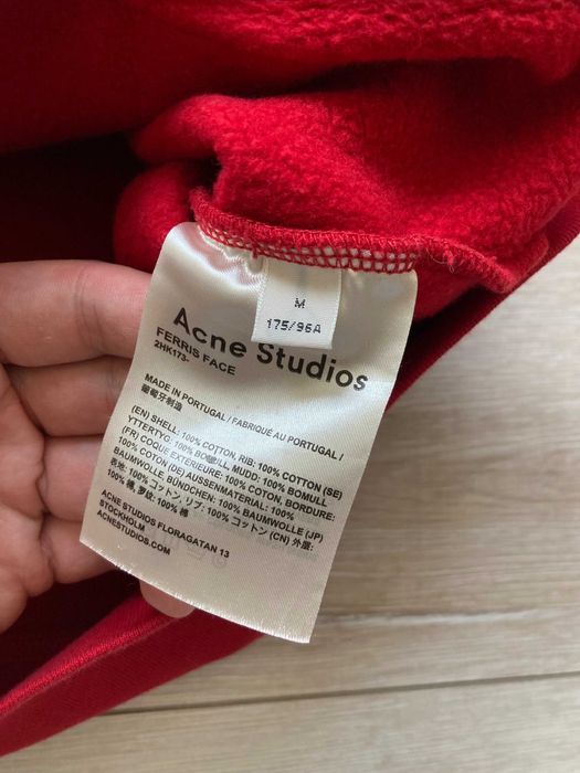 Acne Studios Ferris Face Hoody мъжки суичър суитчър размер M