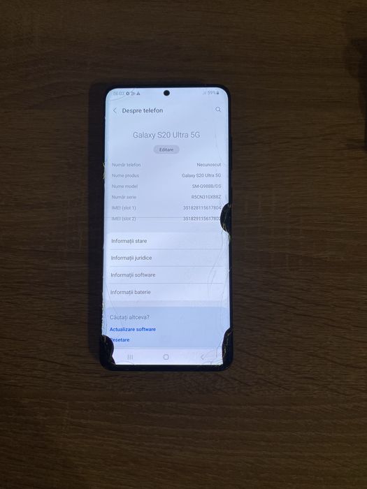 Galaxy S20 Ultra pentru piese