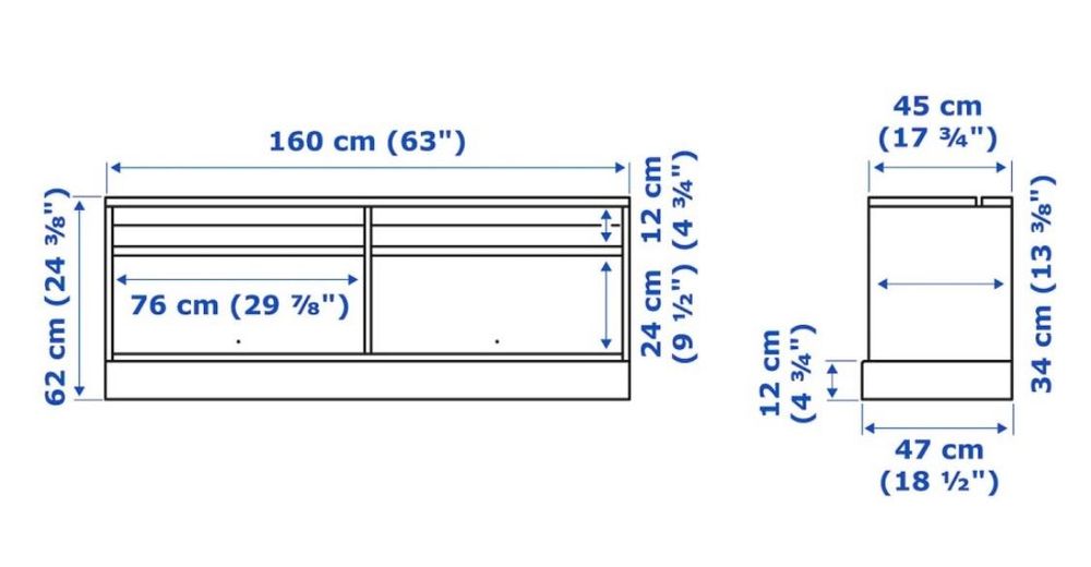 Тв тумба Хавста ИКЕА