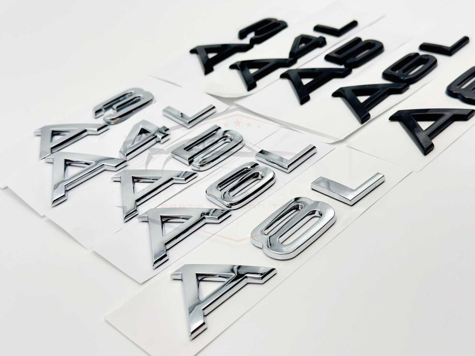 Надпис Audi Ауди емблема 1.9tdi 2.0tdi 3.0tdi 4.2 tdi A3 A4  A6 A8  Q7