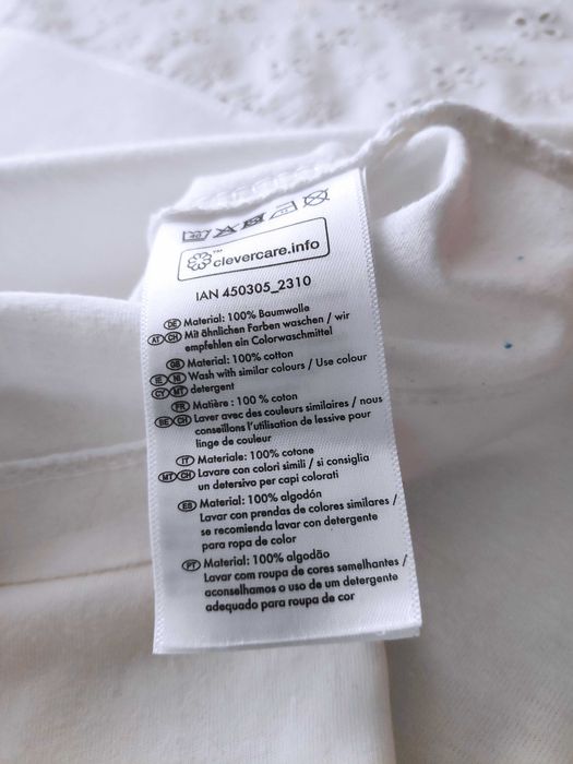 Tricou alb dama Esmara