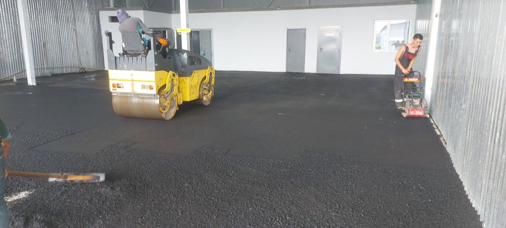 Асфальтирование. Асфальт. Укладка асфальта. Ямочный ремонт.