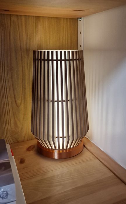 Vand lampa/veioza lumina ambientala LED, printata 3D