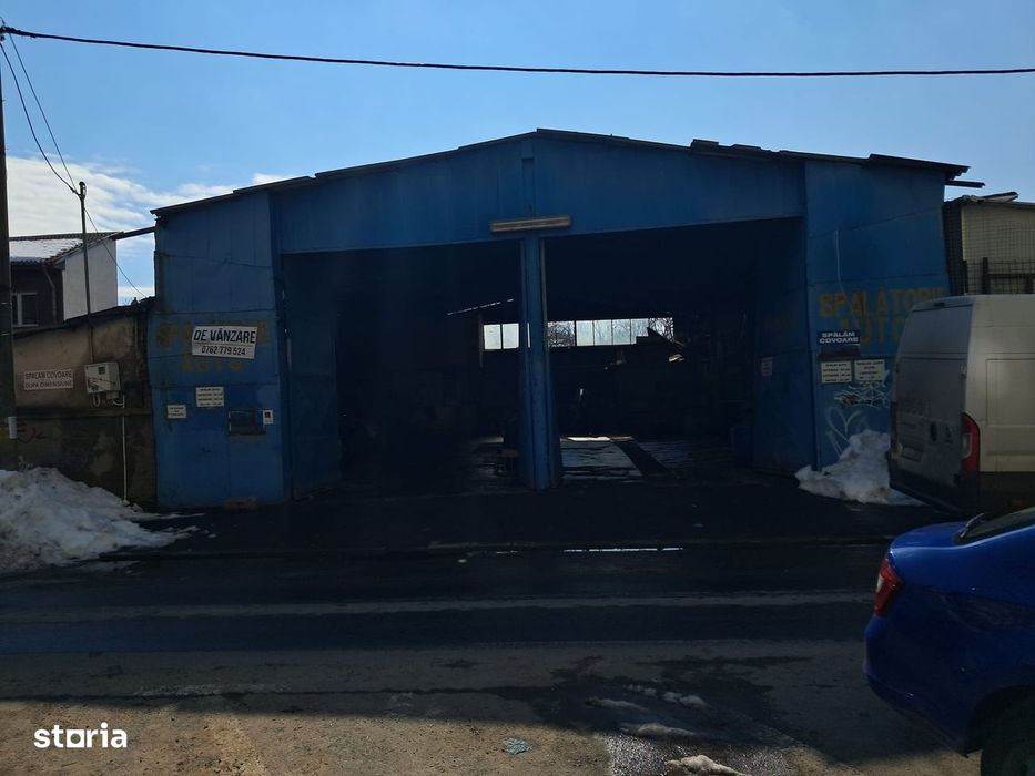 Str. Oteșani Sector 2: 420mp, D=22M, Casă+Spălătorie Auto. Acte OK