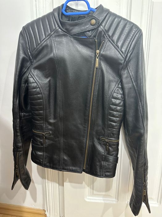 Geaca piele naturala moderna model deosebit