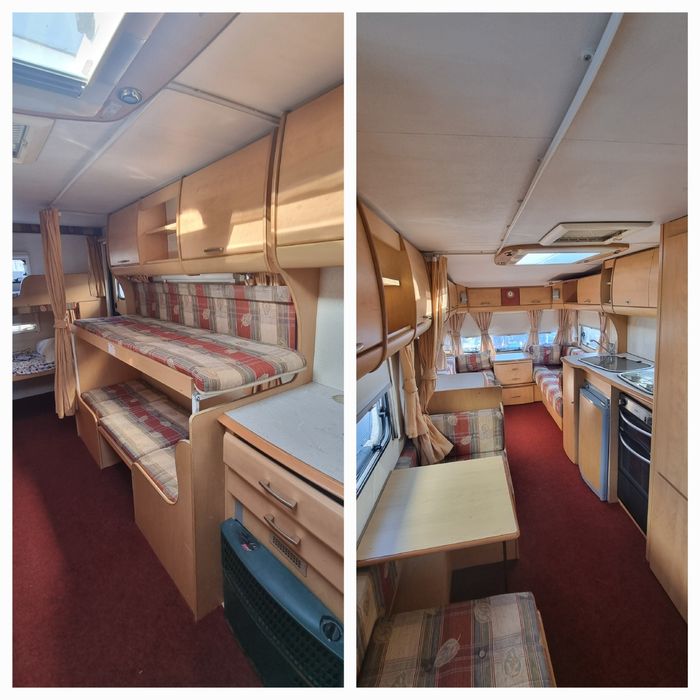 Rulota Bailey 2005, 3 spatii dormit- 6 persoane- Cort mare cu anexa