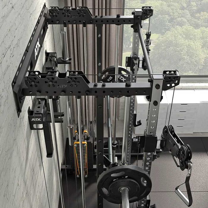 Кросоувър Станция 2 х 90 кг / Смит Машина / Фитнес Станция за Стена