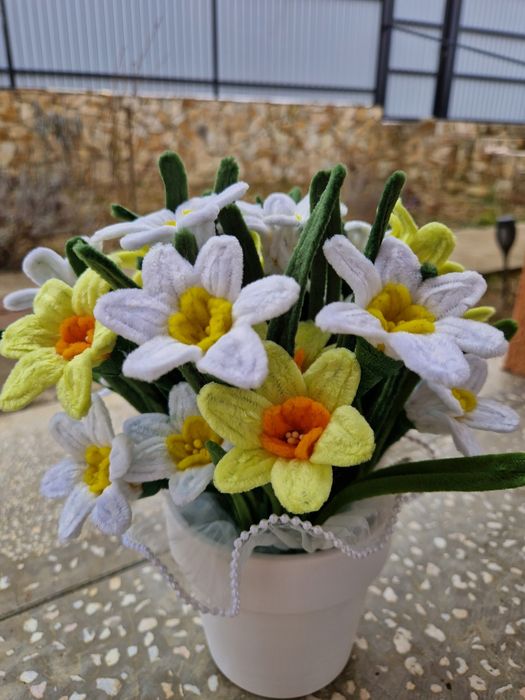 Aranjament Narcise Handmade