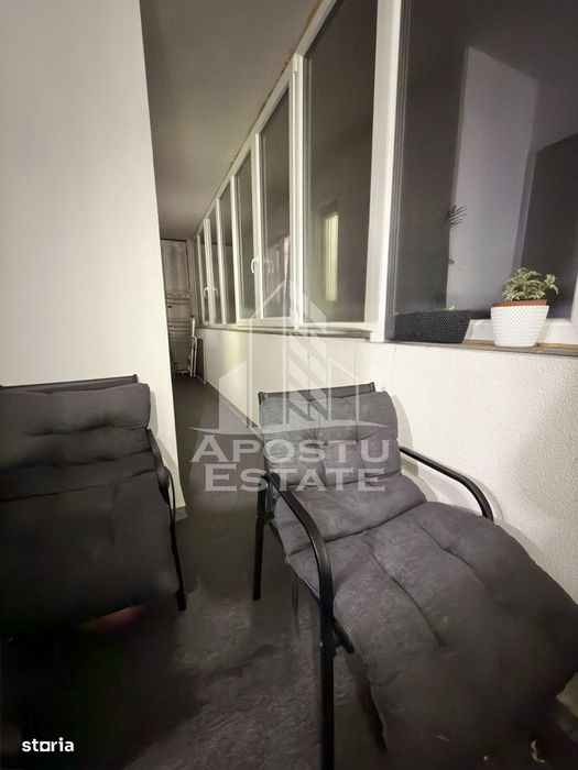 Apartament cu 3 camere mobilat si utilat la etaj intermediar in Giroc.