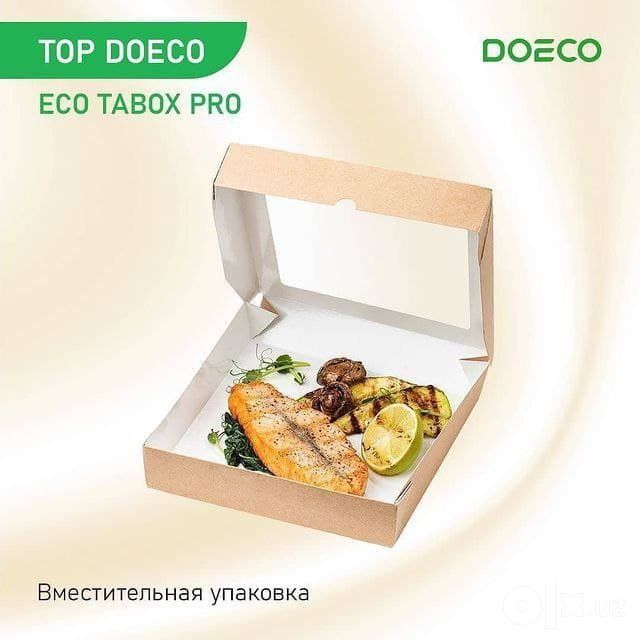 на вынос ECO TABOX\1000/1300/1555/2500/мл склеенных быстросборная конт
