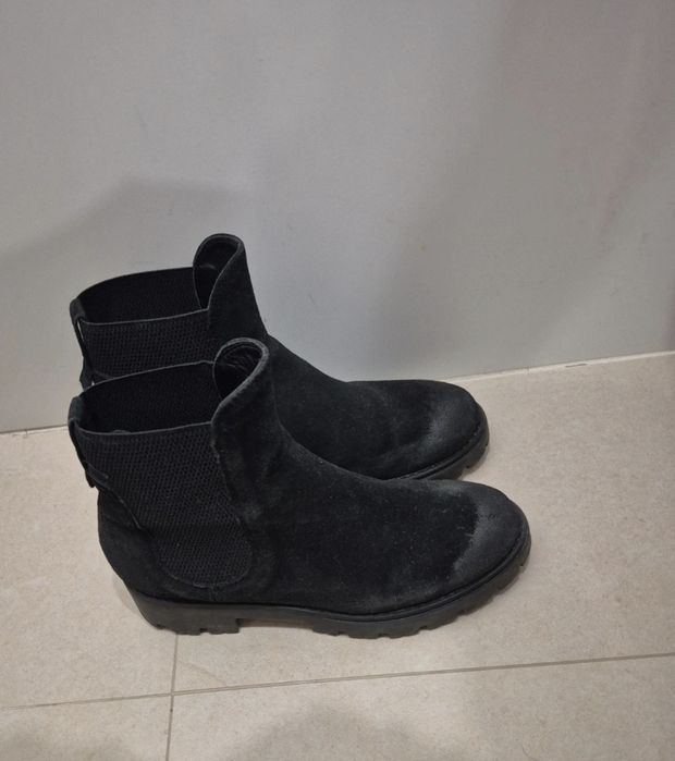 Ghete Musette piele întoarsă