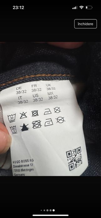 Blugi barbat Hugo Boss