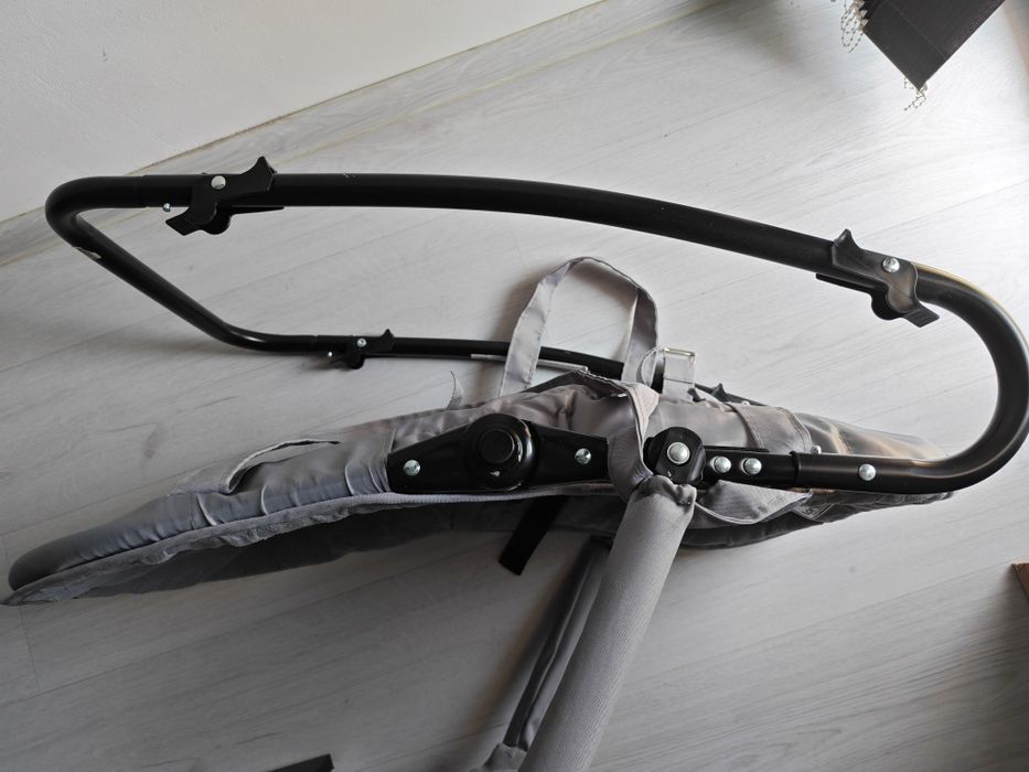 Бебешки шезлонг Eliza Luxe Lorelli Cool Grey Stars