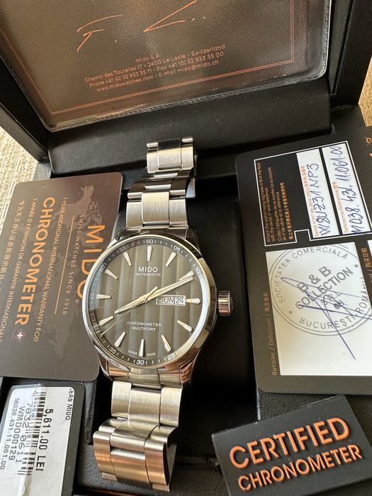 Vand ceas Mido Multifort Day-Date automatic, 42mm