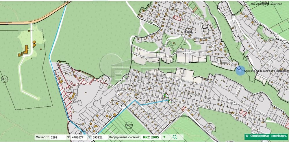 Парцел в Варна-м-т Боровец - юг площ 562 цена 17000