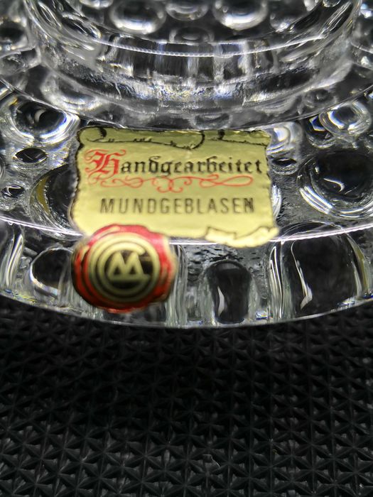 Кристални чаши и купи, свещник