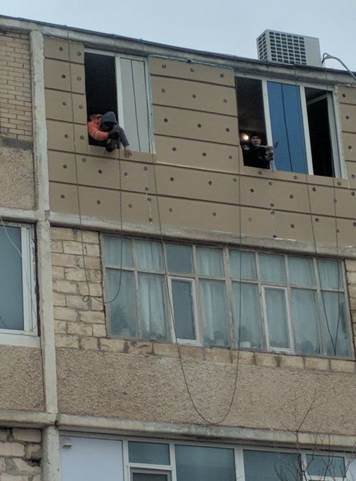 Услуги промышленных альпинистов.