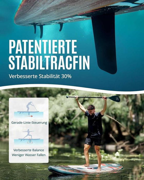 Placa Stand Up Paddle gonflabila ZLX 320x83x15 cm, set SUP complet