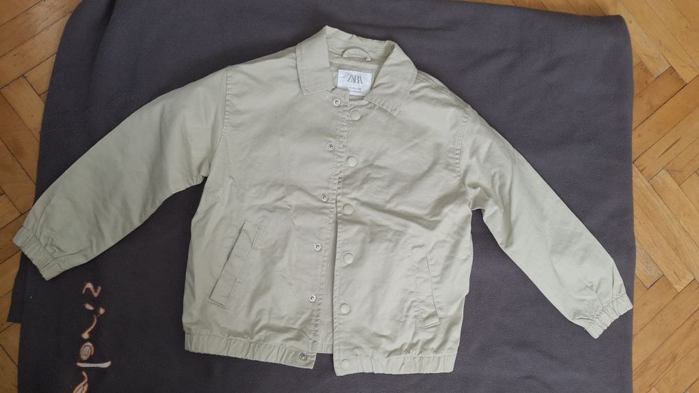 Jachetă jeans Zara, copii 6 ani, 116 cm
