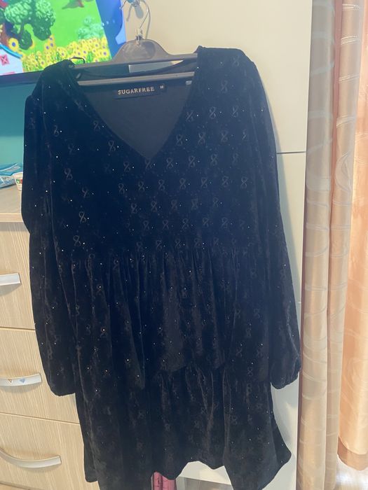 Rochie catifea babydoll m-xl