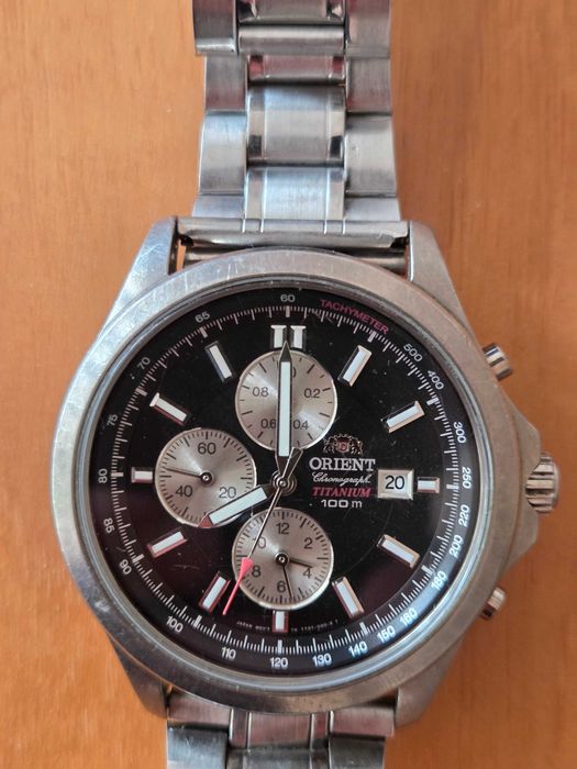 Ceas orient chronograph 43mm.