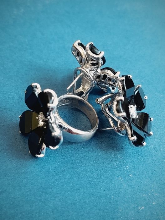 Украшения из серебра Swarovski