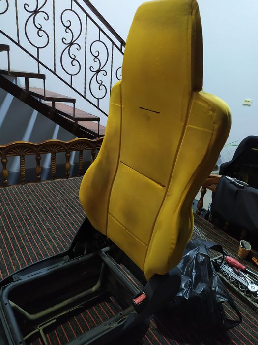 Реставрация сиденья чехол линолеум мастерский