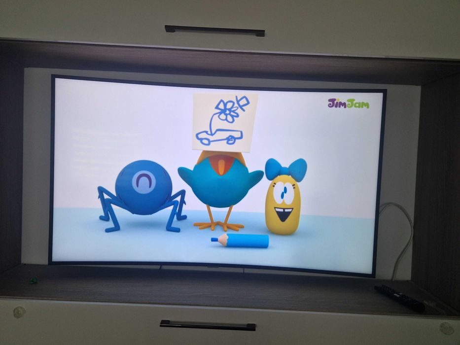 Televizor LED Curbat Smart Samsung, 138 cm, 55RU7372, 4K Ultra HD, Clasa A