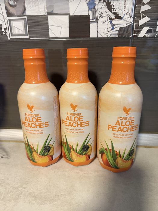 Aloe Peach - 3 geluri de băut.