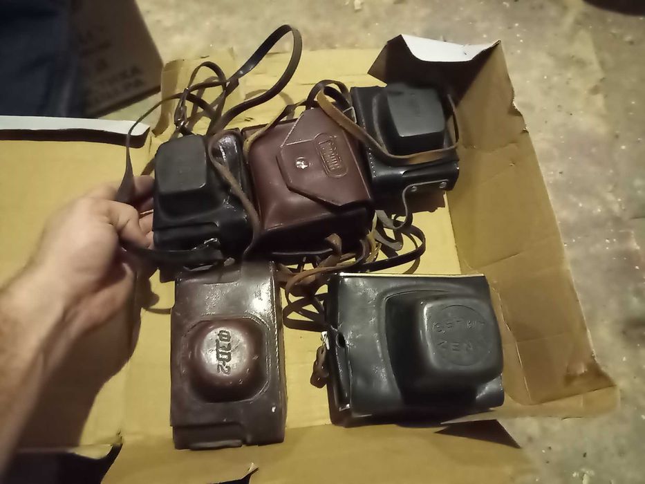 Ретро лентови фотоапарати - Смяна и светкавица.