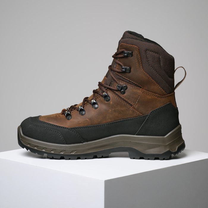 Bocanci impermeabili 500 Crosshunt Maro - produs resigilat Decathlon