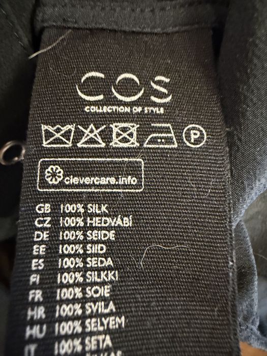 COS риза 100% коприна