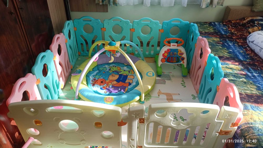 Активна гимнастика със звук и въртележка 120см.