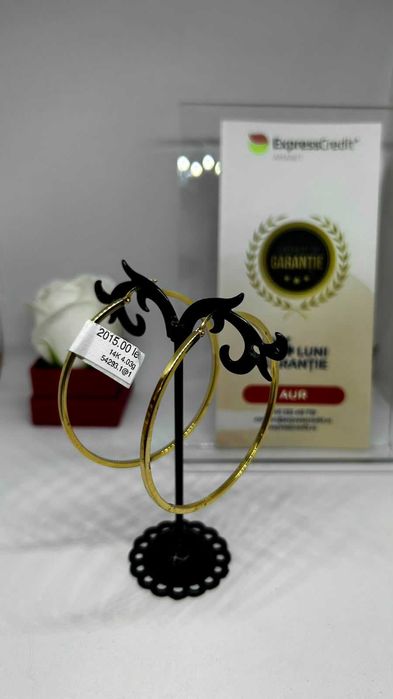 Cercei Aur 14K 4.03g (AG1 Alexandru B54293) - Garantie 2 ani!