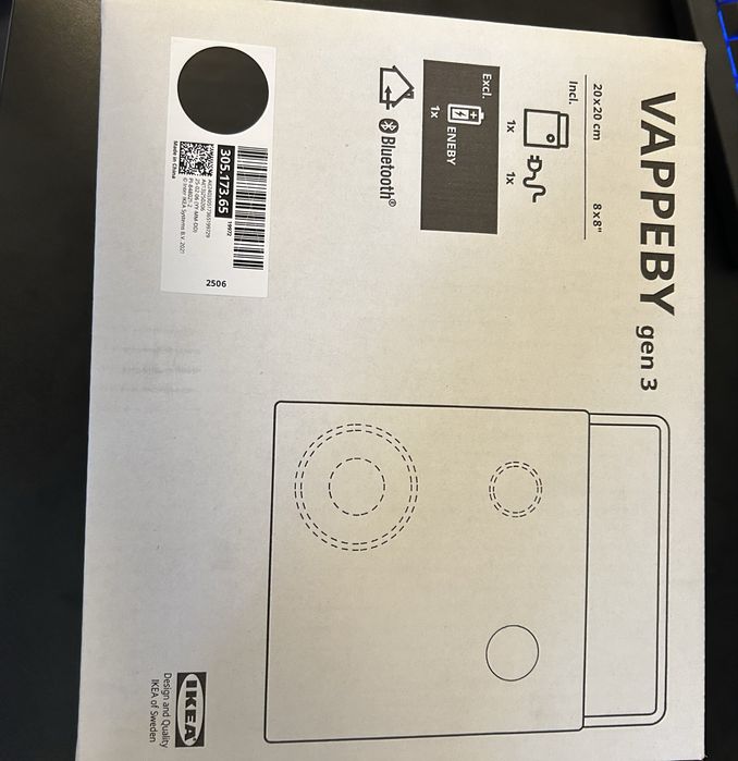 Boxa Bluetooth VAPPEBY gen 3 ikea