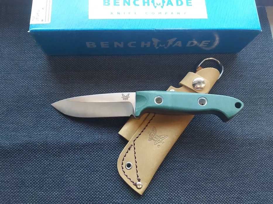 Cuțit Benchmade Bushcrafter 162 cu teacă de piele