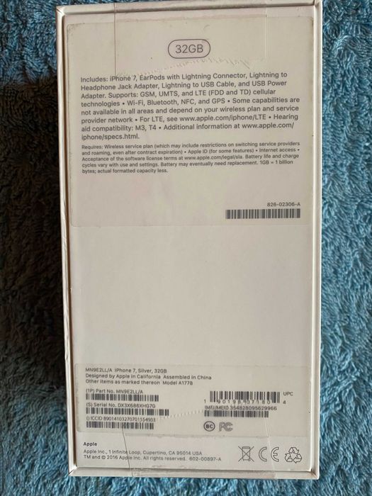 Iphone 7,Silver,32GB,88% капацитет на батерията