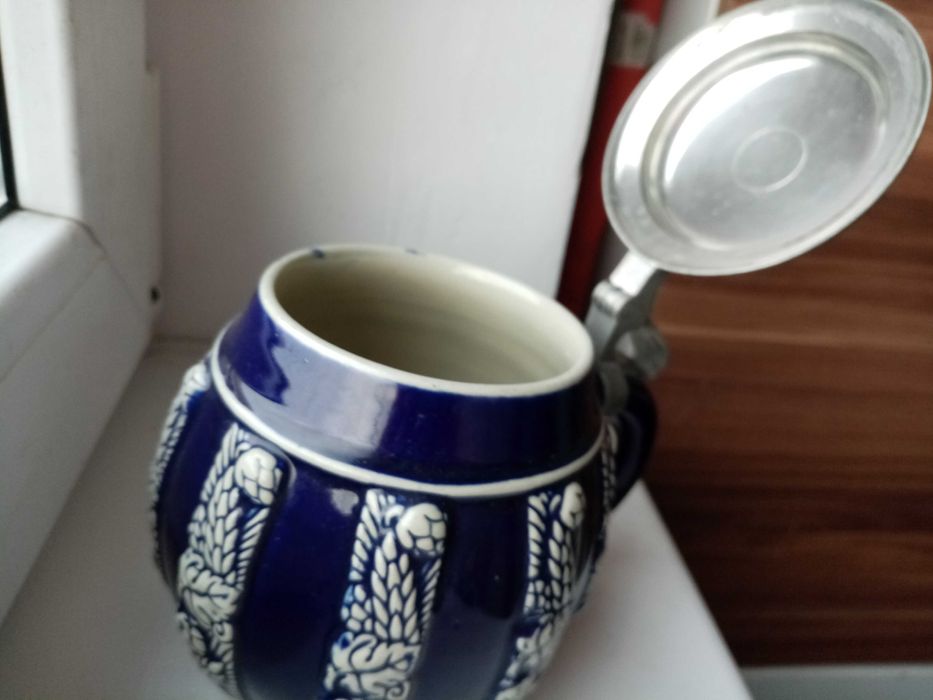 Halbă, cu capac zinc, perfect estetică și funcțională, stantata Merzi