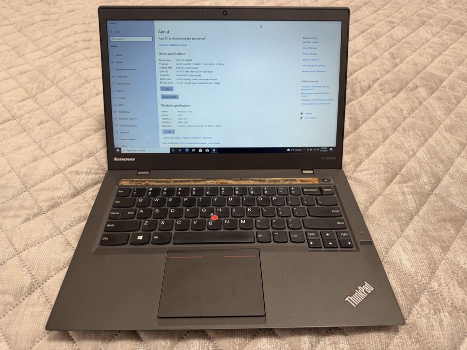 Лаптоп Lenovo ThinkPad X1 Carbon FHD