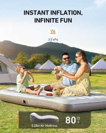 Електрическа помпа AstroAI, 3.5 kPa, 300 L/min, 120 V AC / 12 V DC